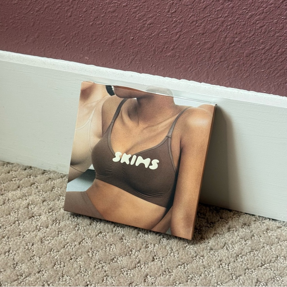 SKIMS Shapewear Black Onyx Bralette Seamless Sculpt L/XL - Picture 2 of 6